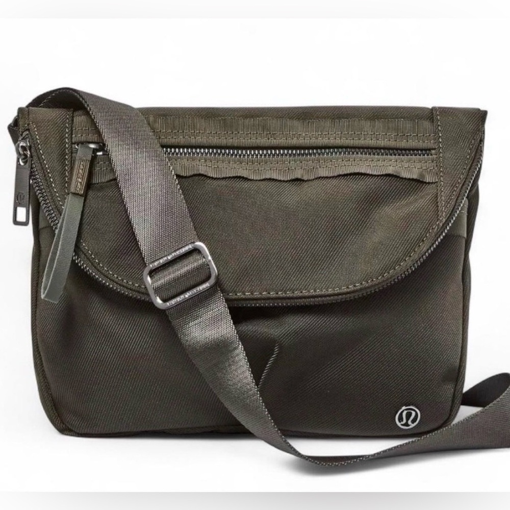 Lululemon Dark Olive Green Festival Crossbody Bag - Picture 3 of 12